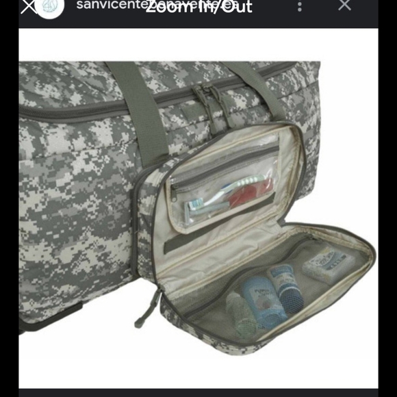 Mercury Tactical Gear Multicam Military 33” Monster Wheeled Deployment Bag - Picture 5 of 9